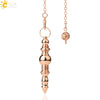 Minimalist Geometric Zinc Alloy Tapered Pendant Necklace With Threaded Pendulum Design Wholesale Jewelry