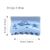 Minimalist Handmade Acetic Acid Hairpin Gripper With Ocean Series Blue Whale Conch Cut Out For Women
