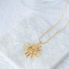 Minimalist Heart Shape Stainless Steel Pendant Necklace Electroplated