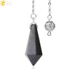 Minimalist Hexagonal Natural Crystal Pendant Semi Precious Stone Electroplated Jewelry Decoration Ornament