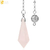 Minimalist Hexagonal Natural Crystal Pendant Semi Precious Stone Electroplated Jewelry Decoration Ornament