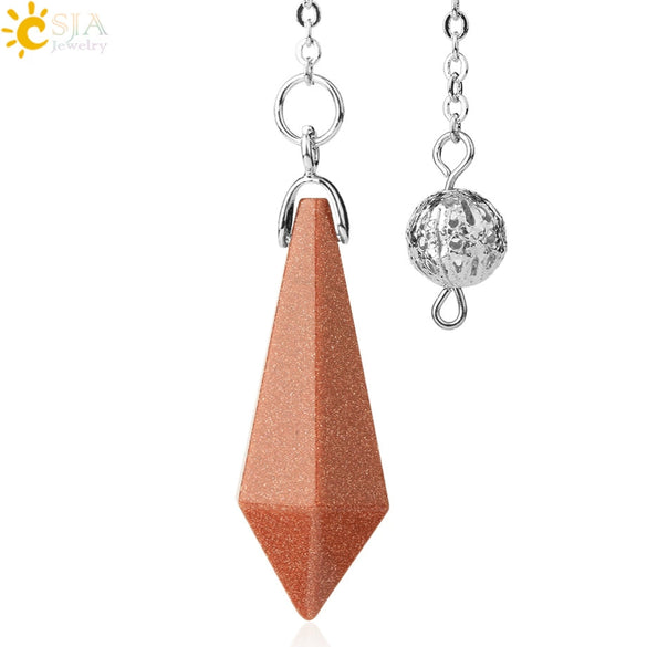 Minimalist Hexagonal Natural Crystal Pendant Semi Precious Stone Electroplated Jewelry Decoration Ornament