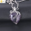 Minimalist Hollow Bow Natural Stone And Alloy Accessories Electroplated Valentine's Day Pendant Necklace