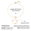 Minimalist Hollow Flower Pendant Necklace For Women Stainless Steel Jewelry With Electroplating Process