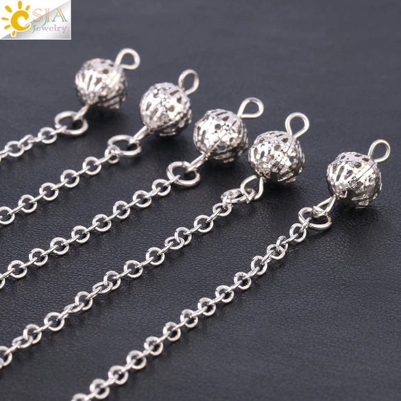 Minimalist Hollow Metal Hexagram Pendulum Pendant With Natural Stone Beads And Alloy Accessories Fun Jewelry