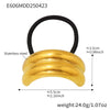 Minimalist Ins Style Stainless Steel Half Round Hair Accessory Hair Rope Hair Tie Ponytail Elastic Band