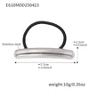 Minimalist Ins Style Stainless Steel Half Round Hair Accessory Hair Rope Hair Tie Ponytail Elastic Band