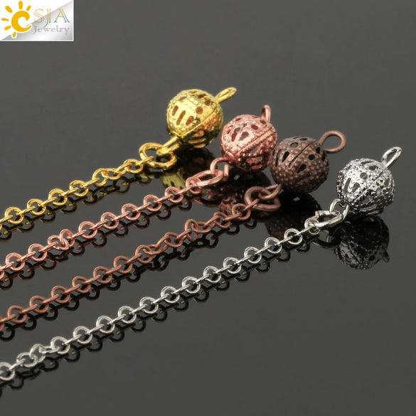 Minimalist Metal Conical Pendant Necklace With Detachable Pendant And Bronze Plated Electroplated Finish Wholesale Jewelry