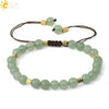 Minimalist Natural Amethyst Crystal Beaded Bracelet Gold Plated Adjustable Unisex Small Jewelry