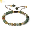 Minimalist Natural Amethyst Crystal Beaded Bracelet Gold Plated Adjustable Unisex Small Jewelry