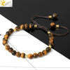 Minimalist Natural Amethyst Crystal Beaded Bracelet Gold Plated Adjustable Unisex Small Jewelry