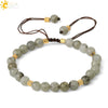 Minimalist Natural Amethyst Crystal Beaded Bracelet Gold Plated Adjustable Unisex Small Jewelry