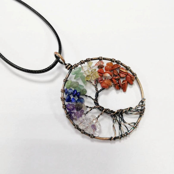 Minimalist Natural Crystal Geometric Pendant Necklace With Leather Rope Chain And Alloy Titanium Steel Accents Mixed Color