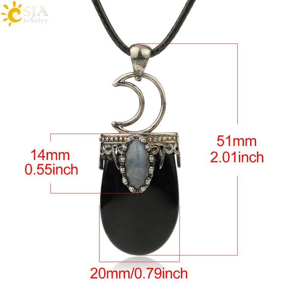 Minimalist Natural Crystal U Shaped Moon Inlaid Glitter Flat Crystal Necklace With Bead Chain