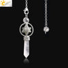 Minimalist Natural Stone And Copper Rotatable Six Pointed Star Merkaba Pendant Jewelry