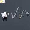 Minimalist Natural Stone And Copper Six Pointed Star Pendant Electroplated Geometric Hanging Jewelry For Unisex Wear