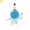 Minimalist Natural Stone Crystal Angel Wing Pendant Necklace Charm For Women In Multicolor Alloy Jewelry