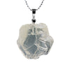 Minimalist Natural Stone Irregular Pendant Necklace With Electroplated Copper Accessories Crystal Quartz Hanging Ornament