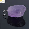 Minimalist Natural Stone Irregular Pendant Necklace With Electroplated Copper Accessories Crystal Quartz Hanging Ornament
