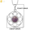 Minimalist Round Crystal Stone Pendant Necklace With Ball Chain Lace Detail Unisex Fashion Jewelry For Men And Women