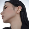 Minimalist S925 Sterling Silver Geometric Glossy Ear Clip For Women Sweet Cool Style