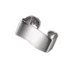 Minimalist S925 Sterling Silver Geometric Glossy Ear Clip For Women Sweet Cool Style