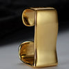 Minimalist S925 Sterling Silver Geometric Glossy Ear Clip For Women Sweet Cool Style