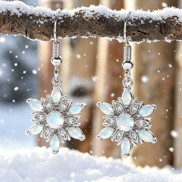 Minimalist Snowflake Star Copper Earrings For Women Versatile Fairyinspired Jewelry With Sparkling Detail