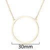 Minimalist Stainless Steel Geometric Star And Heart Pendant Necklace With Electroplated Finish For Women