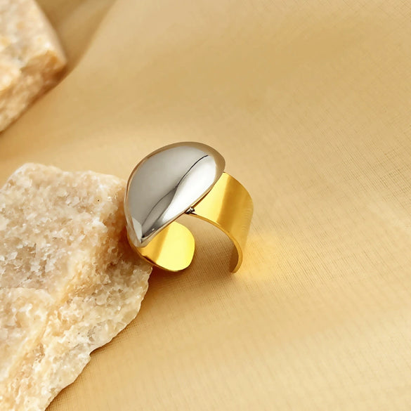 Minimalist Stainless Steel Heart Geometric Electroplated Glow Earrings For Women