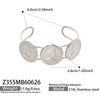 Minimalist Stainless Steel 18K Gold Plated Geometric Open Bracelet For Women Fashion Jewelry
