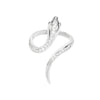 Minimalist Stainless Steel Open Ring With Sun Heart Floral And Animal Cutout Design White Gold Plated Adjustable Unisex Fashion Jewelry