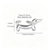 Minimalist Stainless Steel Open Ring With Sun Heart Floral And Animal Cutout Design White Gold Plated Adjustable Unisex Fashion Jewelry