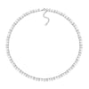 Minimalist 925 Sterling Silver Geometric Round Tassel Necklace With Electroplated Cross Chain Collarbone Jewelry For Women