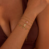 Minimalist Style Natural Stone Natural Pearl Stainless Steel Gold Plated Geometric Pattern Women's Bracelet