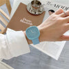 Minimalist Style Plastic Square Girl's Watch With Stainless Steel Pin Buckle And Plastic Mirror