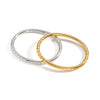 Minimalist Style Women's Bamboo Bracelet Stainless Steel 18K Gold Vacuumplated