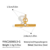 Minimalist Tshaped Stainless Steel Pendant Necklace With 18K Gold Pvd Plating Flash Ochain And Lobster Clasp