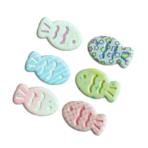 Mixed Materials Handmade Fish Pattern Women's Hair Clip