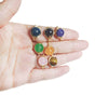 10Mm Natural Stone Amethyst Ring Handmade Woven Color Preserving Unisex Fashion Jewelry