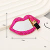 Mobile Phone Accessories Alloy Love Mirror Diamond Pearl Flower Electroplated