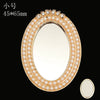Mobile Phone Accessories Alloy Love Mirror Diamond Pearl Flower Electroplated