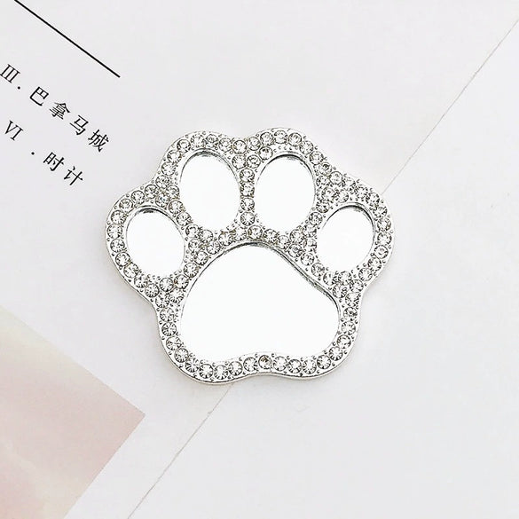 Mobile Phone Accessories Alloy Love Mirror Diamond Pearl Flower Electroplated