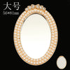 Mobile Phone Accessories Alloy Love Mirror Diamond Pearl Flower Electroplated