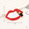 Mobile Phone Accessories Alloy Love Mirror Diamond Pearl Flower Electroplated