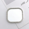 Mobile Phone Accessories Alloy Love Mirror Diamond Pearl Flower Electroplated