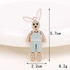 Mobile Phone Accessories Alloy Rabbit Full Diamond Electroplated