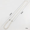 Mobile Phone Case Accessories Handheld Chain Crossbody Pearl Plastic Resin Hand Knitted