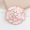 Mobile Phone Case Accessories Pearl Flower Metal Electroplating Decoration