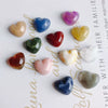Mobile Phone Case Accessories Plastic Resin Retro Ink Smudged Cloud Heart Pendant